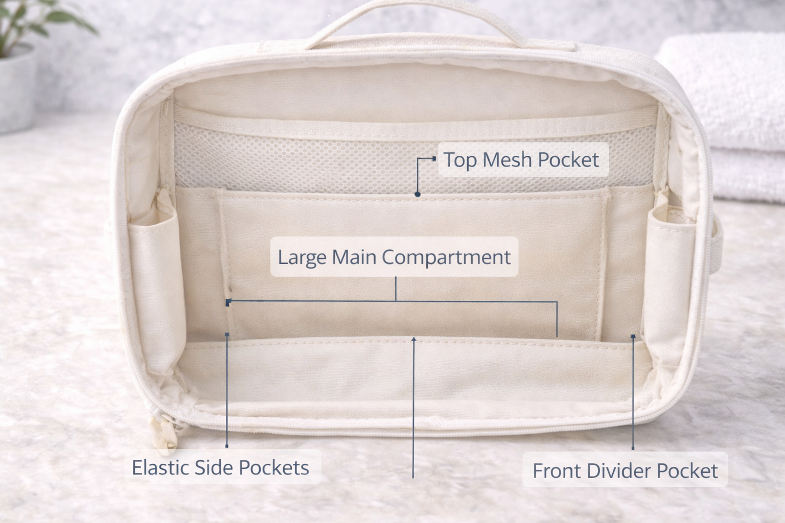 Portable Makeup Organizer Bag