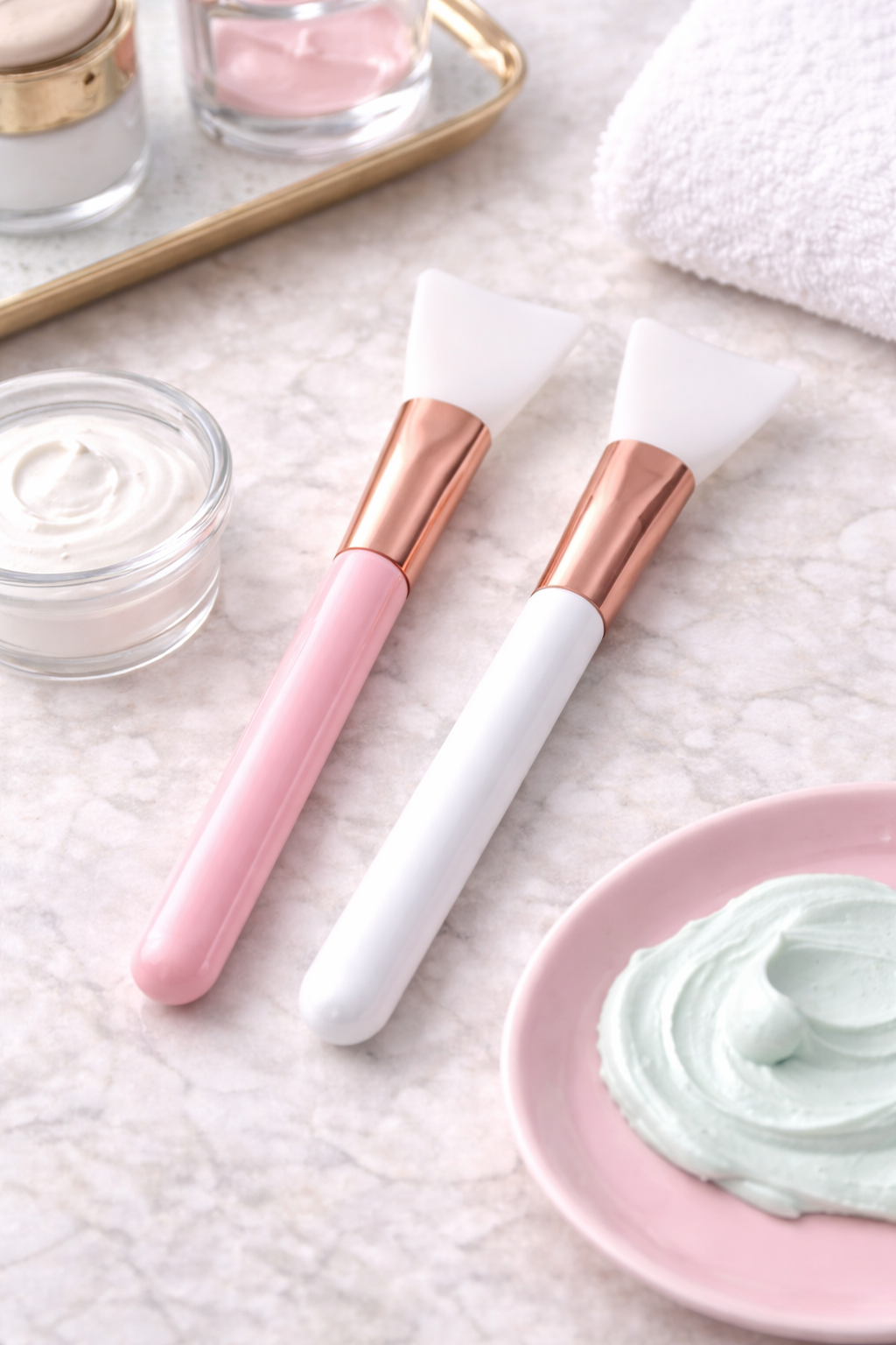 Silicone Face Mask Brush Set