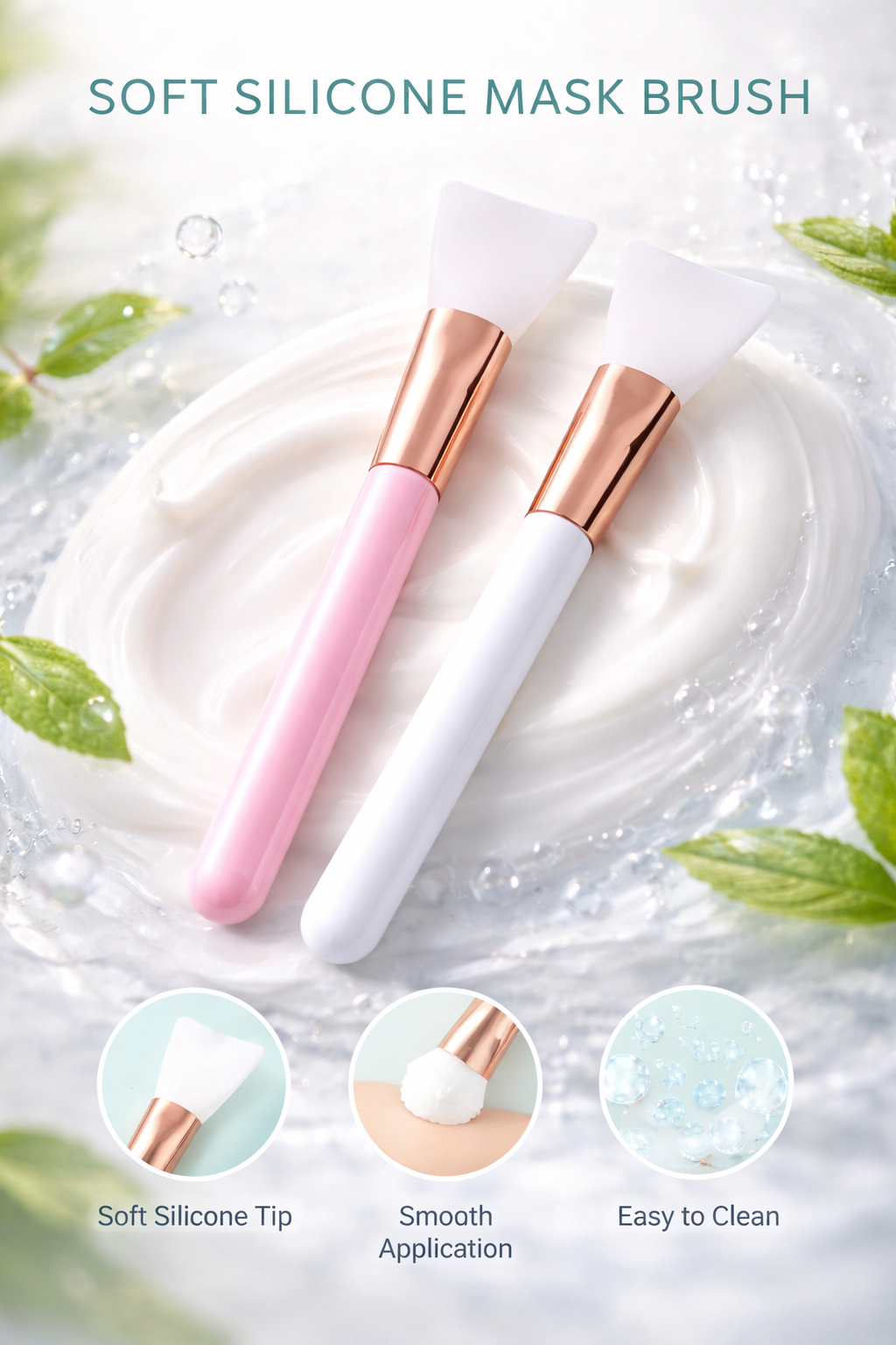 Silicone Face Mask Brush Set